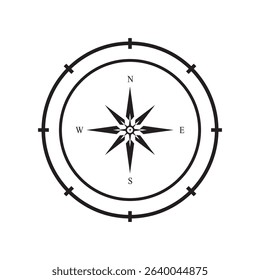 compass icon isolated on background.modern flat compass pictogram,business,marketing,internet concept.trendy simple vector symbol for websitedesign or button to mobile app.logo illustration.