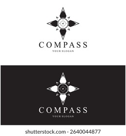 compass icon isolated on background.modern flat compass pictogram,business,marketing,internet concept.trendy simple vector symbol for websitedesign or button to mobile app.logo illustration.