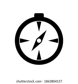 Compass icon isolated on white background. Vector illustration