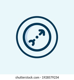 icono de brújula aislado en fondo blanco de mapas y colección de navegación. icono de brújula moderno y moderno símbolo de brújula para logotipo, web, app, 