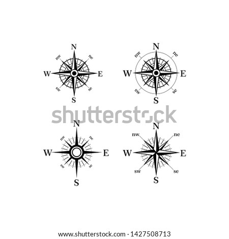 compass icon isolated on white background from geography collection.