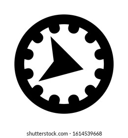 compass icon isolated sign symbol vector illustration - high quality black style vector icons
