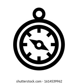 compass icon isolated sign symbol vector illustration - high quality black style vector icons
