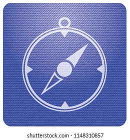 Compass icon isolated. Vector illustration

