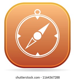 Compass icon isolated. Vector illustration


