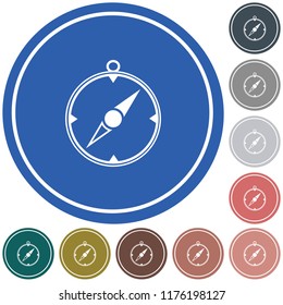 Compass icon isolated. Vector illustration

