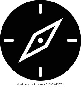 compass icon isolated vector illustration