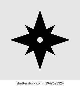 compass icon isolated vector illustration