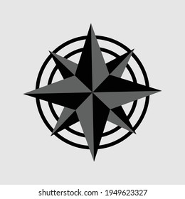 compass icon isolated vector illustration
