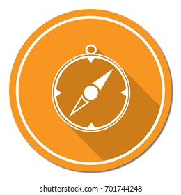 Compass icon isolated. Vector illustration