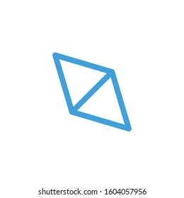 Compass icon. Line design template