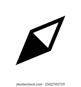 Compass icon. Location, gps. vector illustration. Vector Illustration