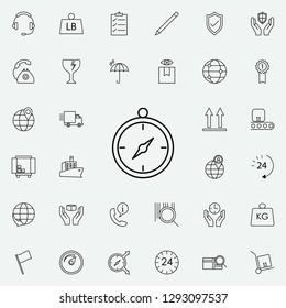 compass icon. logistics icons universal set for web and mobile
