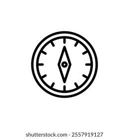 Compass icon logo design. arrow compass icon sign and symbol