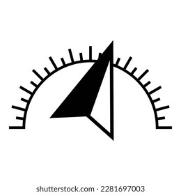 Plantilla de diseño de logotipo de icono de brújula ilustración aislada