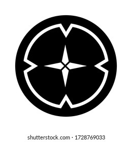 compass icon or logo isolated sign symbol vector illustration - high quality black style vector icons
