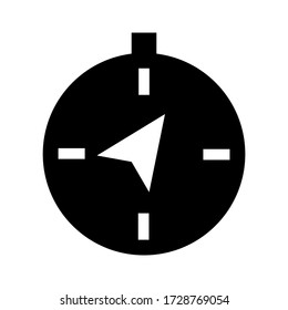 compass icon or logo isolated sign symbol vector illustration - high quality black style vector icons
