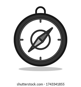compass icon or logo isolated sign symbol vector illustration.EPS10