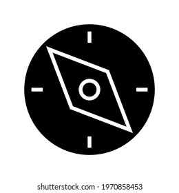 compass icon or logo isolated sign symbol vector illustration - high quality black style vector icons
