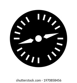 compass icon or logo isolated sign symbol vector illustration - high quality black style vector icons
