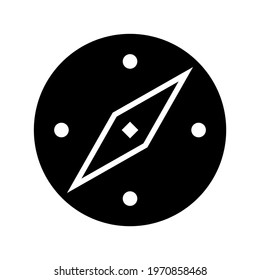 compass icon or logo isolated sign symbol vector illustration - high quality black style vector icons
