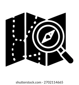 Compass icon or logo isolated sign symbol vector illustration - high quality black style vector icons