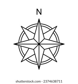 Compass Icon For Logo And More