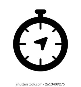 Compass icon, navigation and directional communication tools concept