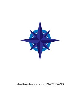 Compass Icon. Navigation, Journey Nautical, Adventure Symbol for Info Graphics, Design Elements, Websites, Presentation and Application - Vector.