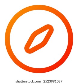Compass icon. compass, navigation, map, travel, adventure, journey. Vector icon illustration