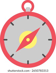 Compass Icon for Navigation and Orientation