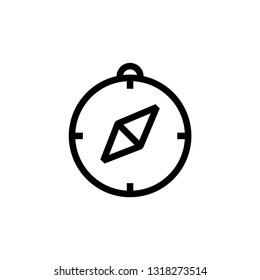 Compass icon. Navigation sign
