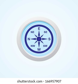 Compass Icon on button.