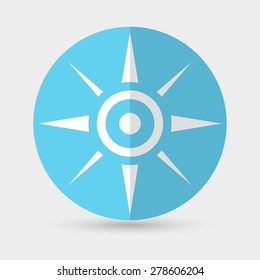 Compass Icon on a white background