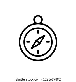 Compass icon Outline Vector