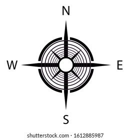 Compass icon. Pictogram for website or mobile app. Vector stock illustration eps10.