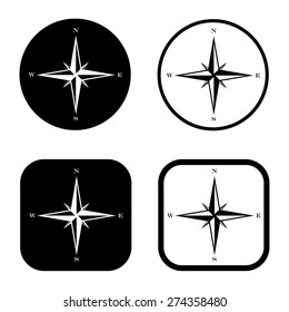Compass Icon Set