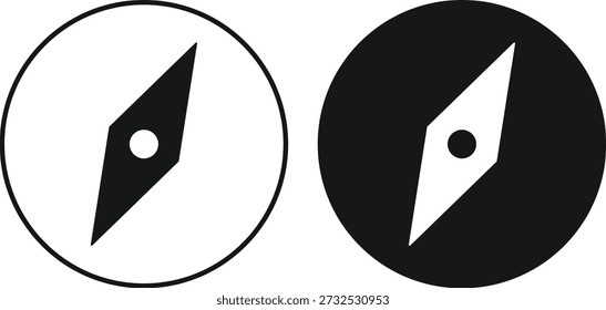Compass Icon Set. Navigation and travel symbols. Directional Guide Symbols. North south east west icons. Geography and adventure signs
