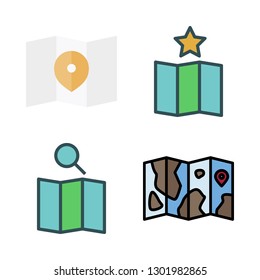 compass icon set. vector set about map icons set.