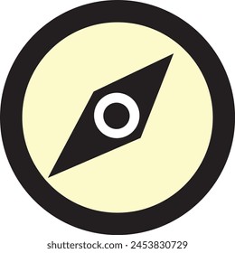 Compass icon shape design illustration