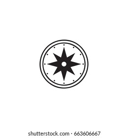 compass icon. sign design