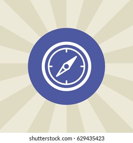compass icon. sign design. background