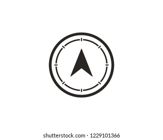 Compass icon sign symbol