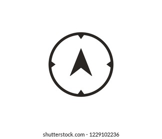 Compass icon sign symbol