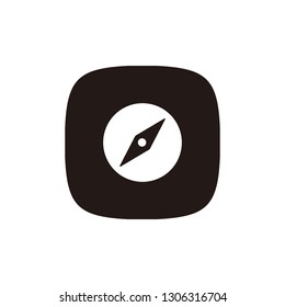 Compass icon sign symbol