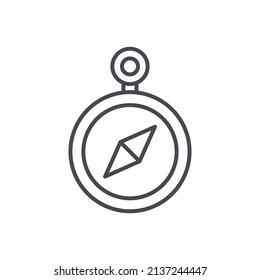 Symbol-Symbol für Kompass-Symbol-Logo, Vektorgrafiken