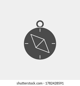 Compass icon sign vector,Symbol, logo illustration for web and mobile