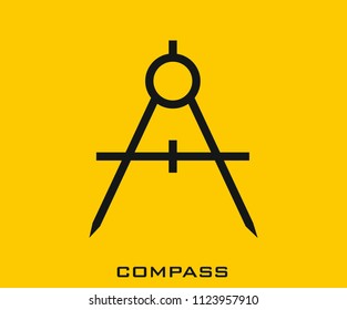 Compass icon signs