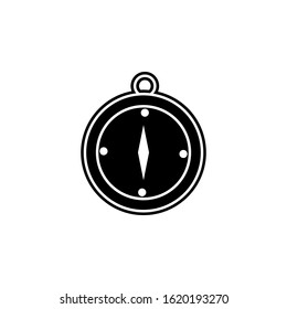 compass icon. Simple glyph, flat vector of camping icons for ui and ux, website or mobile application