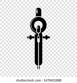 Compass icon. Simple illustration of compass vector icon for web